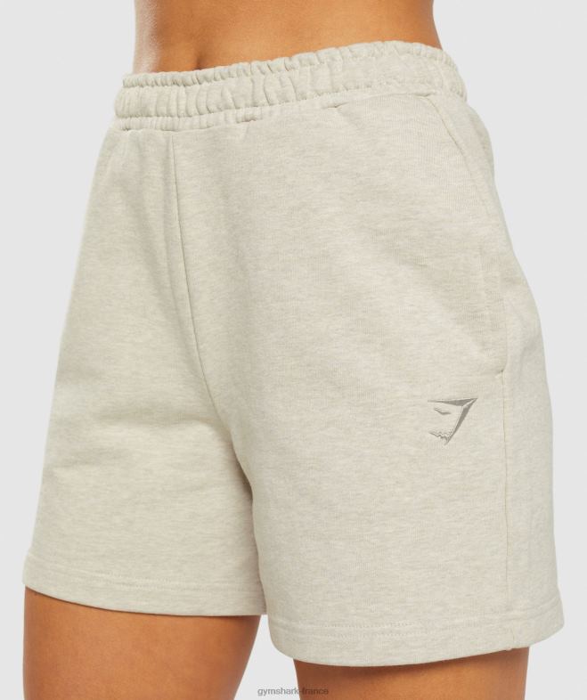 Gymshark short de survêtement pour jour de repos marne de sable femmes 6HF28100