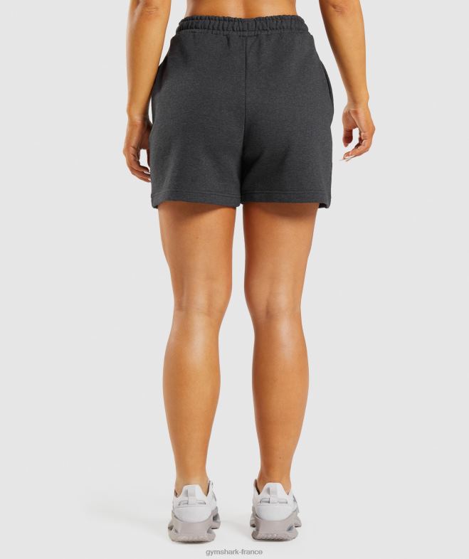 Gymshark short de survêtement pour jour de repos marne à noyau noir femmes 6HF2857