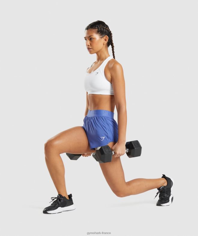 Gymshark short d\entraînement ample bleu cour femmes 6HF2884