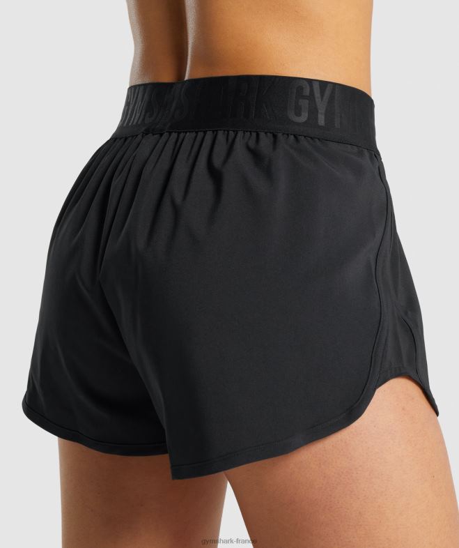 Gymshark short d\entraînement ample noir femmes 6HF286
