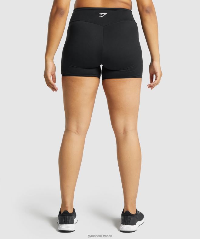 Gymshark short d\entraînement noir femmes 6HF2846