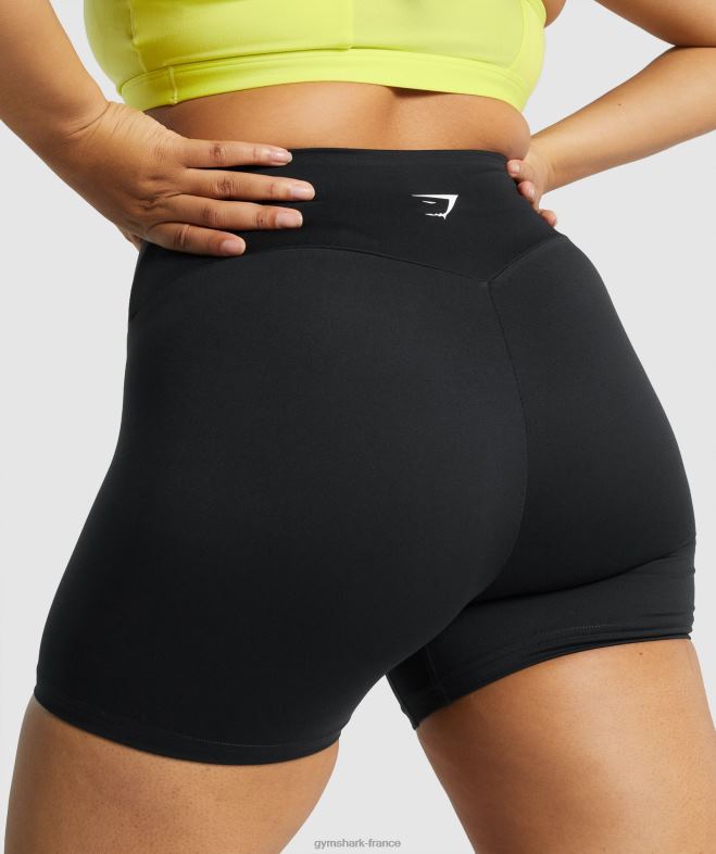 Gymshark short d\entraînement noir femmes 6HF2846