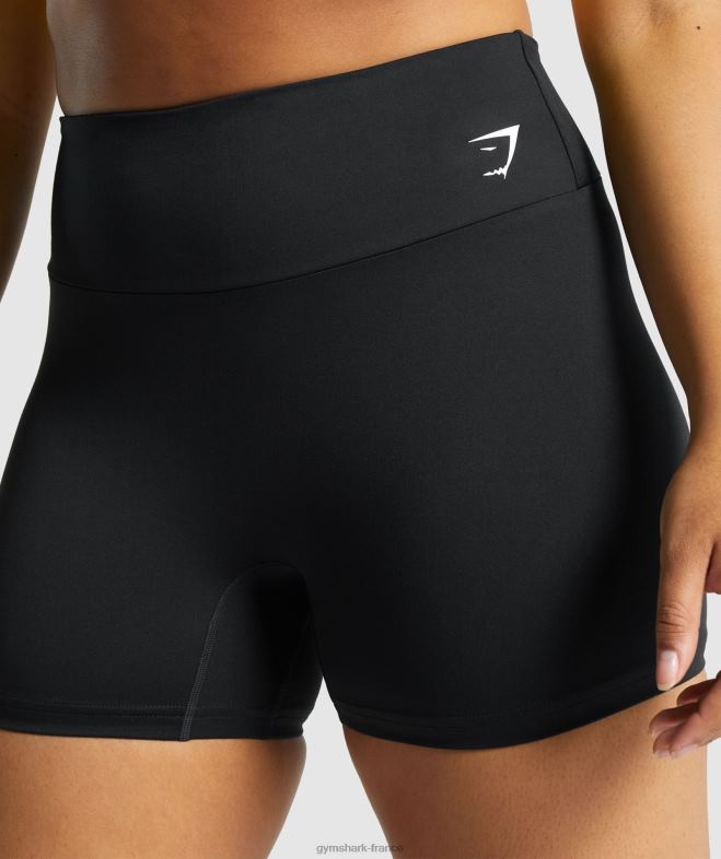 Gymshark short d\entraînement noir femmes 6HF2846
