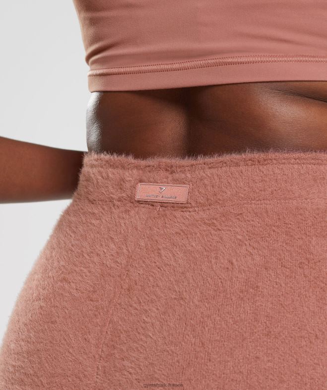 Gymshark short en maille à cils Whitney rouge canyon femmes 6HF2899