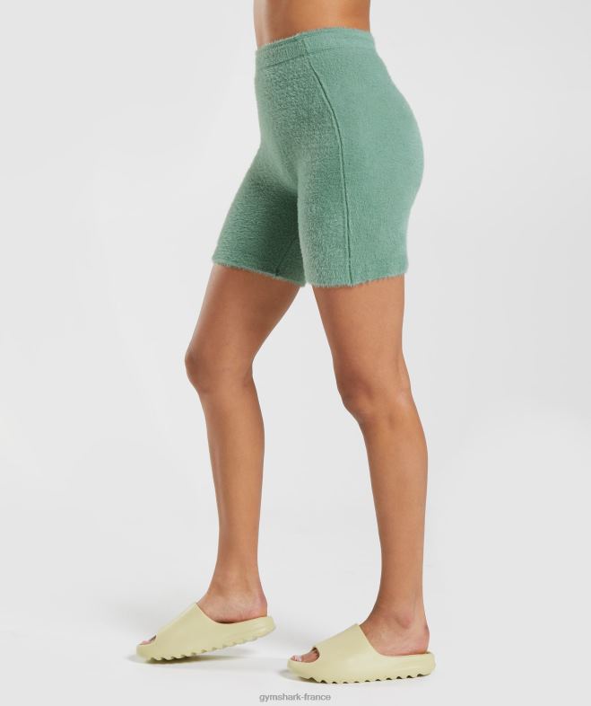 Gymshark short en maille à cils Whitney vert Feuille femmes 6HF2875