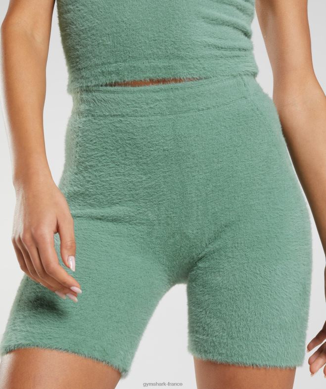 Gymshark short en maille à cils Whitney vert Feuille femmes 6HF2875