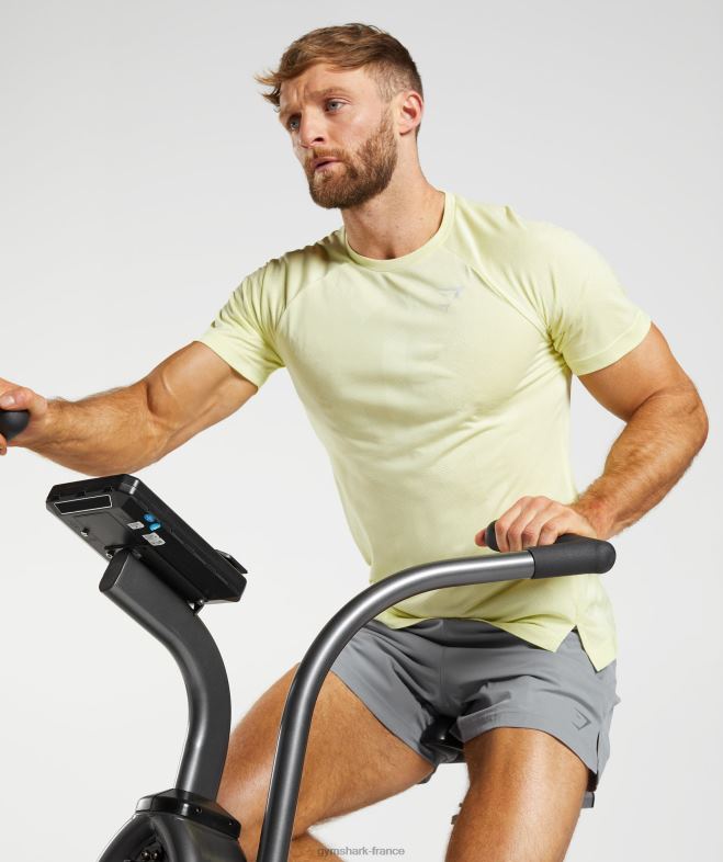 Gymshark short hybride apex 5 gris dérive Hommes 6HF28546