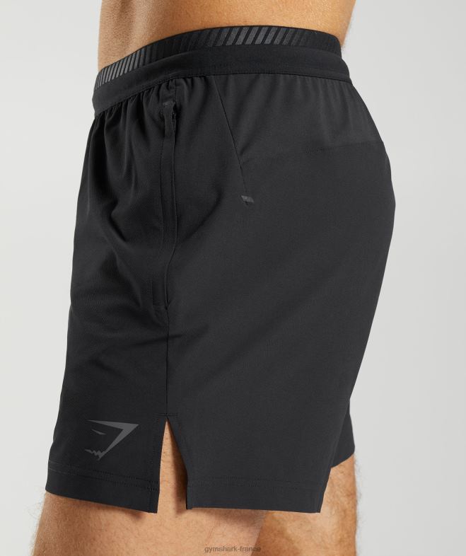 Gymshark short hybride apex 5 noir Hommes 6HF28548