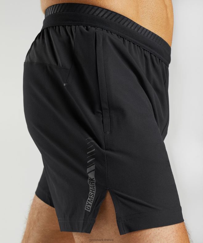 Gymshark short hybride apex 5 noir Hommes 6HF28548