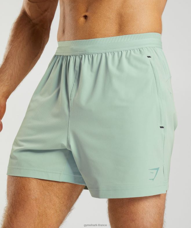 Gymshark short hybride apex 5 sarcelle de givre Hommes 6HF28549