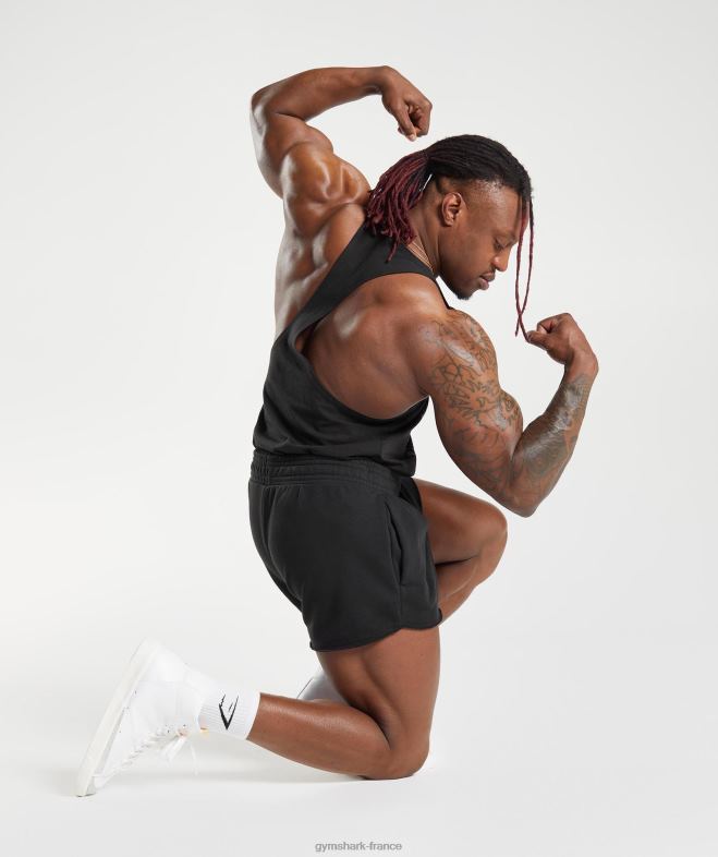 Gymshark short héritage noir Hommes 6HF28527