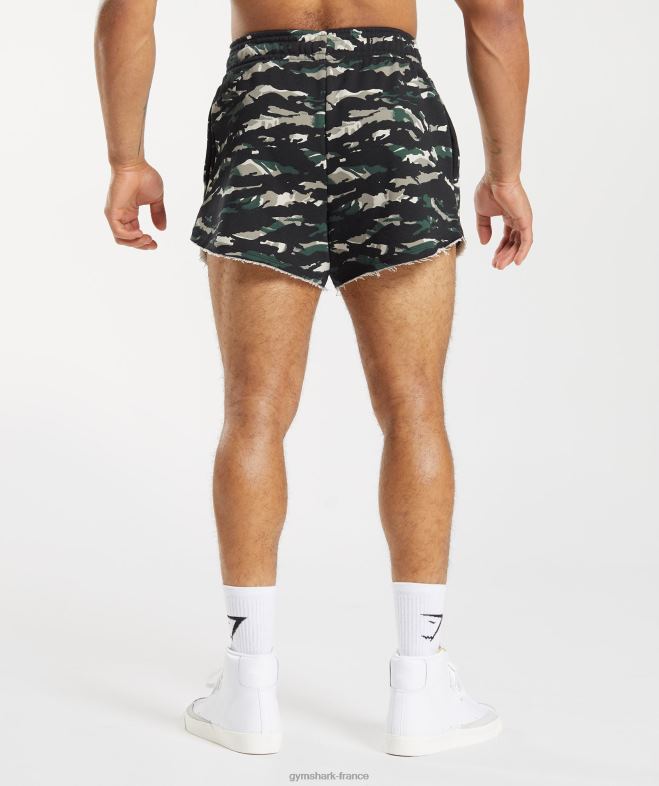 Gymshark short héritage vert obsidienne Hommes 6HF28557