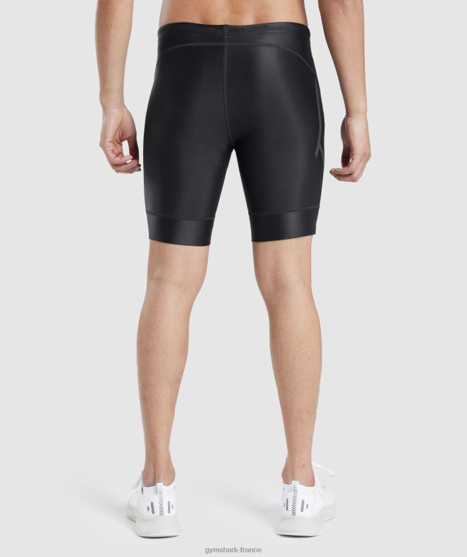Gymshark short multi-points apex noir Hommes 6HF28563