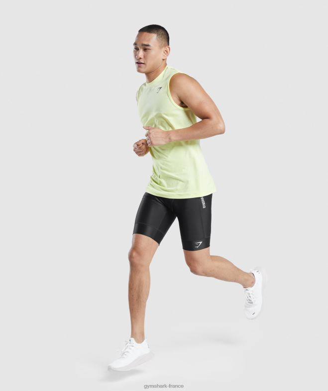 Gymshark short multi-points apex noir Hommes 6HF28563