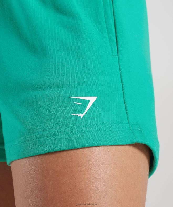 Gymshark short pêche fort vert clair femmes 6HF2837