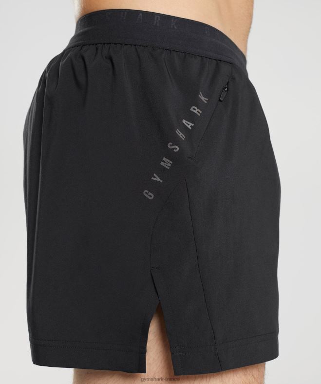 Gymshark short run sport 3 noir Hommes 6HF28529