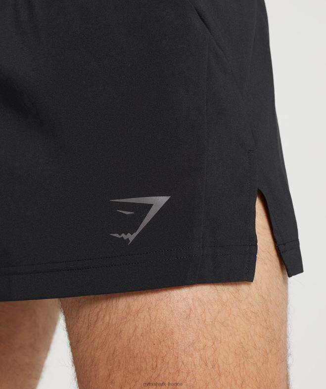 Gymshark short run sport 3 noir Hommes 6HF28529