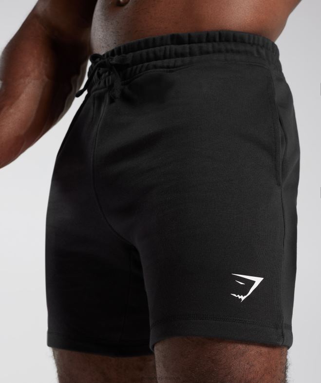 Gymshark short rétro noir Hommes 6HF28536