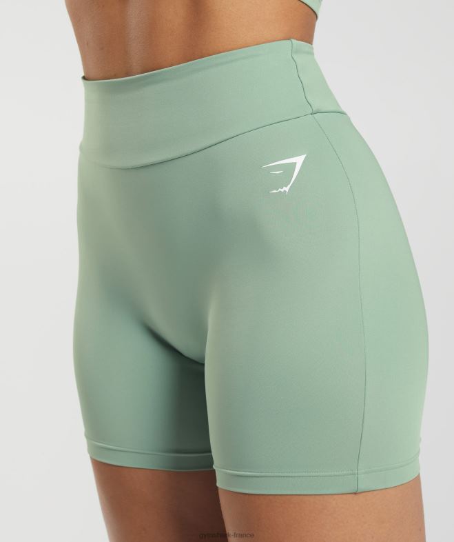 Gymshark short serré gs power original vert sauge du désert femmes 6HF2810