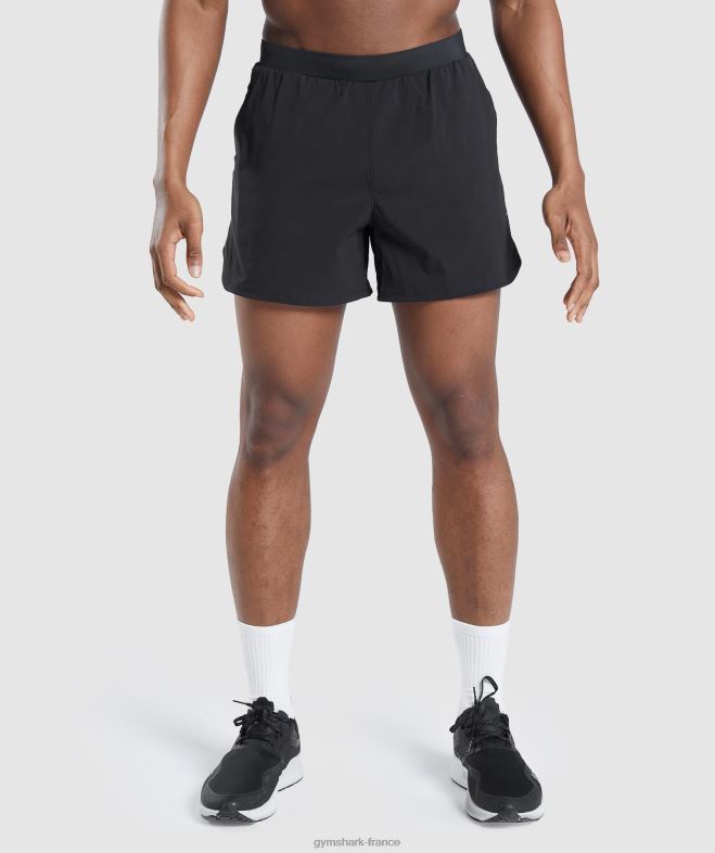 Gymshark short speed évoluer 5 noir Hommes 6HF28519