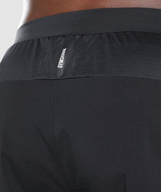 Gymshark short speed évoluer 5 noir Hommes 6HF28519