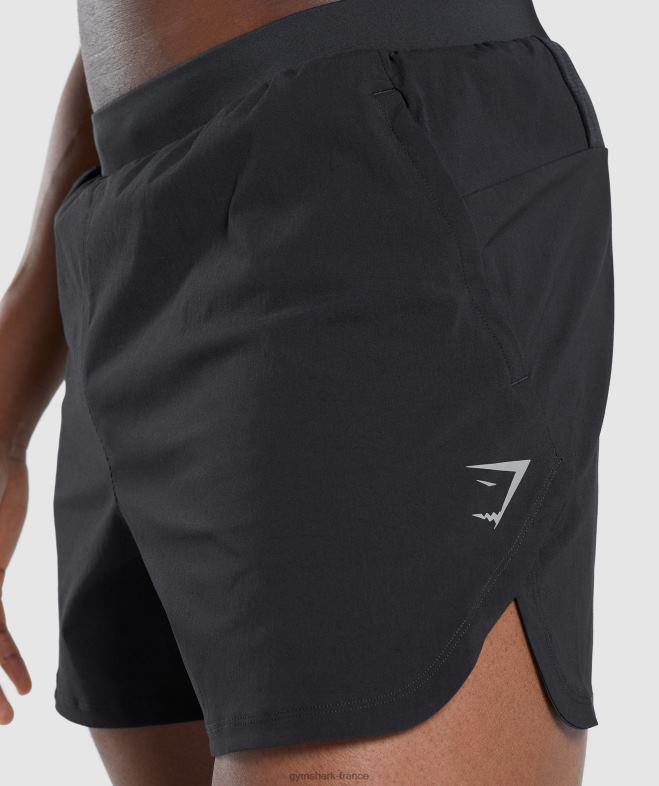Gymshark short speed évoluer 5 noir Hommes 6HF28519