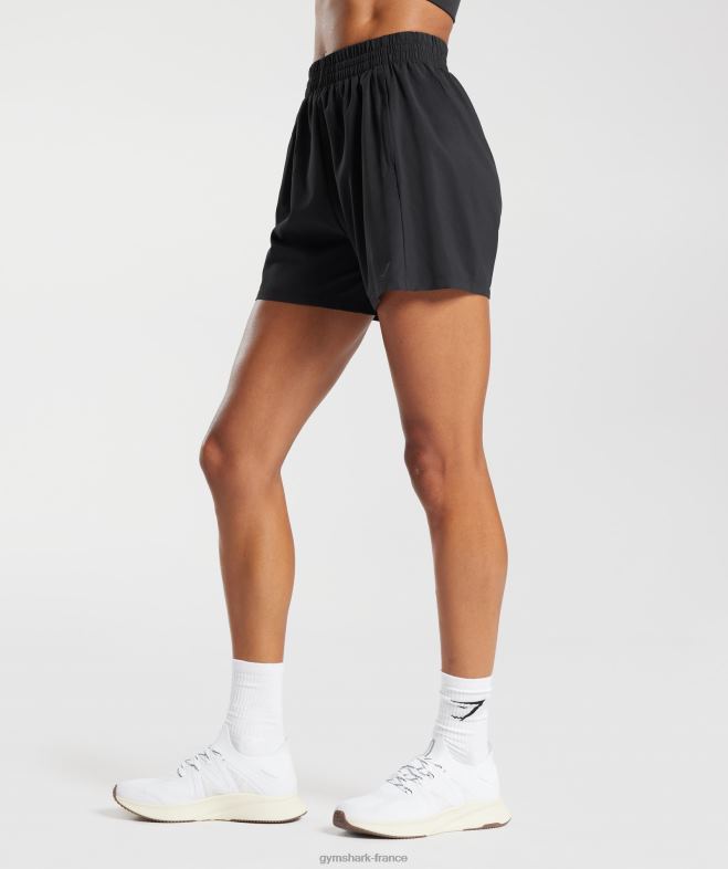 Gymshark short à poches tissées noir femmes 6HF2843
