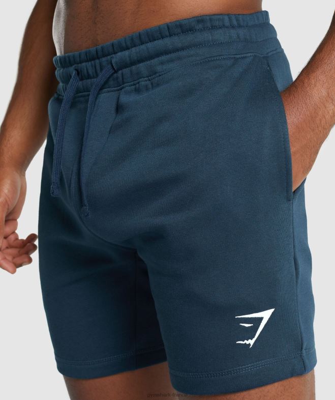 Gymshark short à écusson marine Hommes 6HF28520
