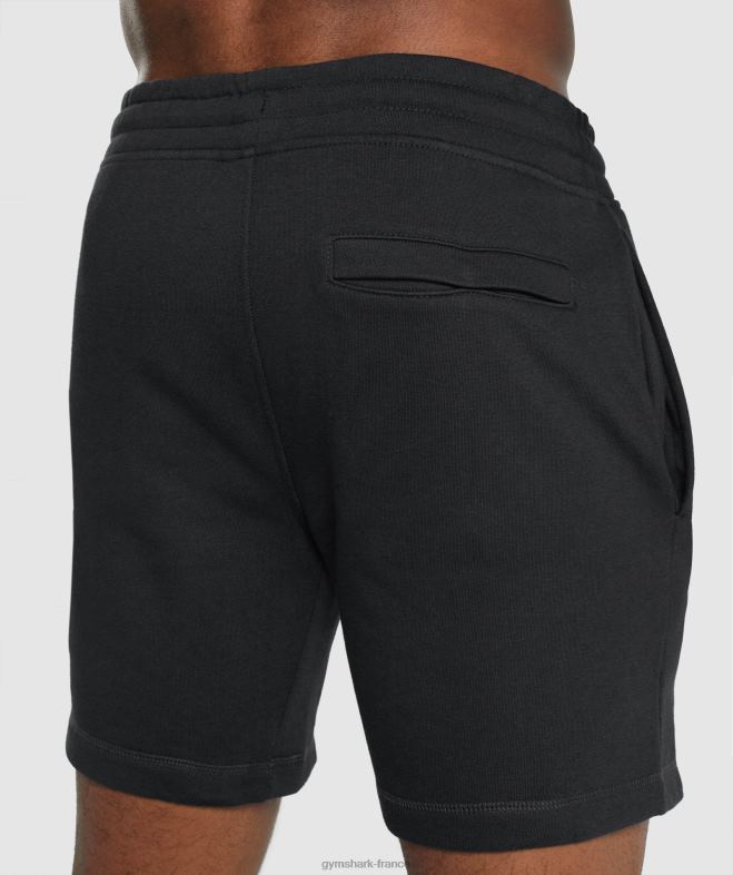 Gymshark short à écusson noir Hommes 6HF28514