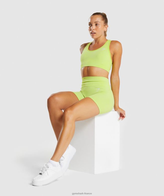 Gymshark socquettes paquet de 3 blanc unisexe 6HF281101