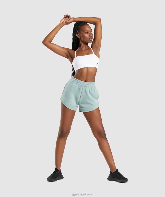 Gymshark soutien-gorge de sport bandeau blanc femmes 6HF28129