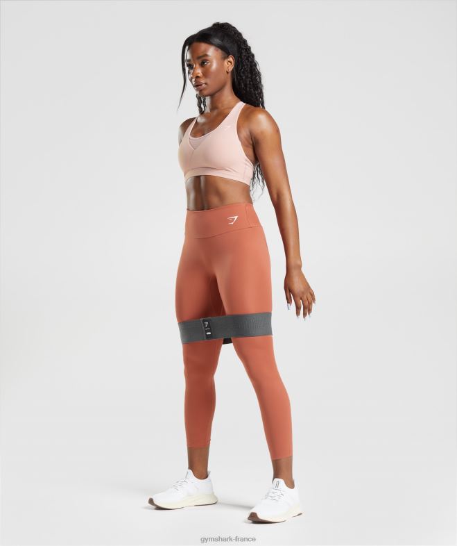 Gymshark soutien-gorge de sport croisé rose scandinave femmes 6HF28156