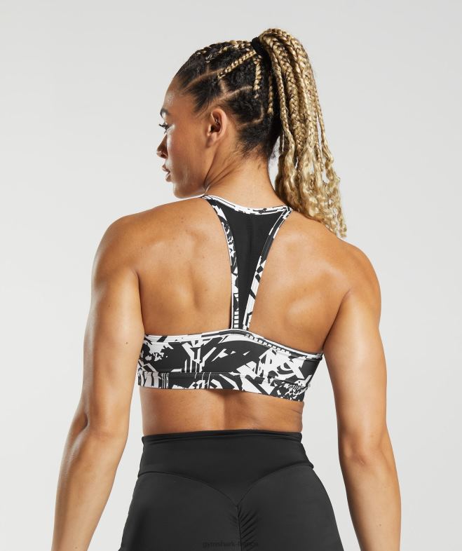 Gymshark soutien-gorge de sport gs power noir femmes 6HF28158