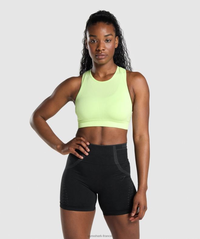 Gymshark soutien-gorge de sport sans couture apex vert/vert clair femmes 6HF28230