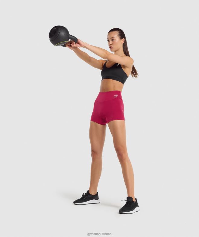 Gymshark soutien-gorge de sport à col en V noir femmes 6HF28206