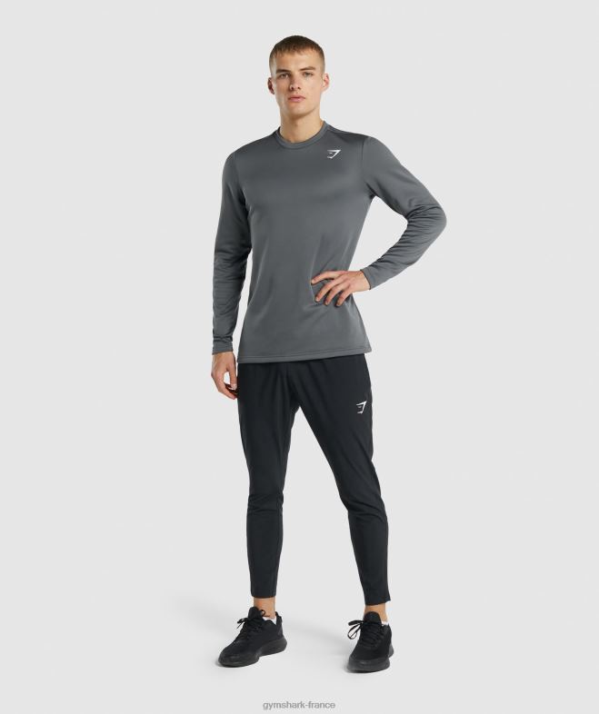 Gymshark sweat-shirt de l\équipe d\arrivée charbon Hommes 6HF28870