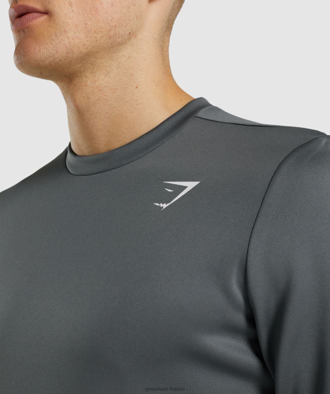 Gymshark sweat-shirt de l\équipe d\arrivée charbon Hommes 6HF28870