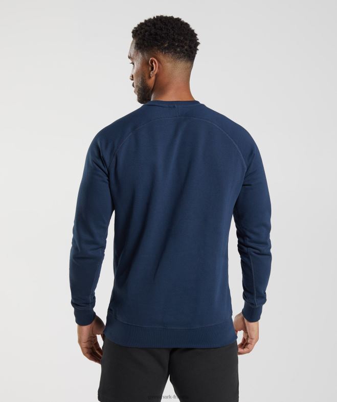 Gymshark sweat-shirt à écusson marine Hommes 6HF28814
