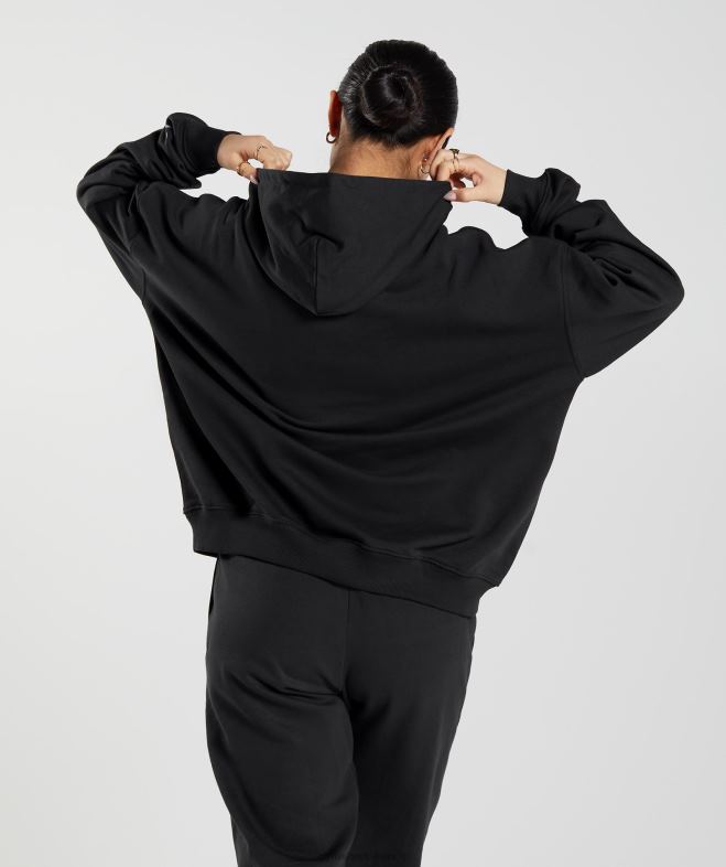 Gymshark sweat à capuche au maximum noir femmes 6HF28355