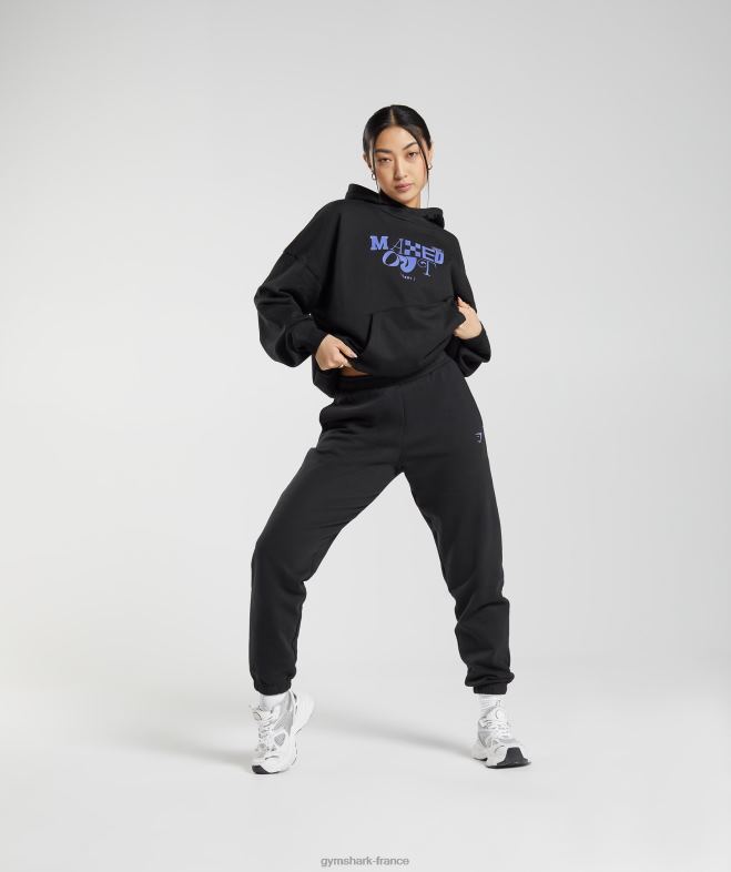 Gymshark sweat à capuche au maximum noir femmes 6HF28355