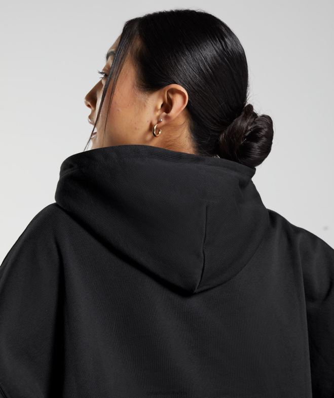 Gymshark sweat à capuche au maximum noir femmes 6HF28355