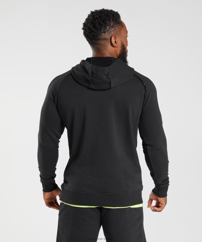 Gymshark sweat à capuche héritage noir Hommes 6HF28843