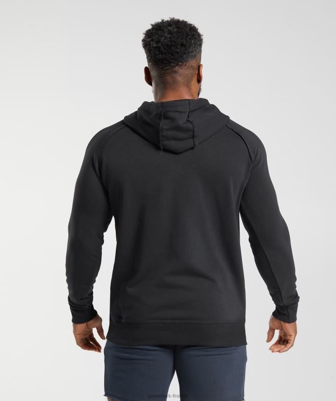 Gymshark sweat à capuche héritage noir Hommes 6HF28850