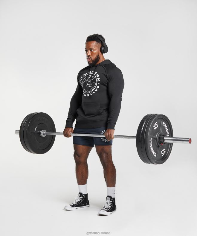 Gymshark sweat à capuche héritage noir Hommes 6HF28850