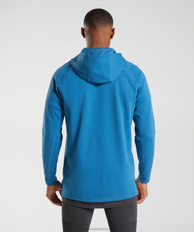 Gymshark sweat à capuche studio bleu au bord du lac Hommes 6HF28827