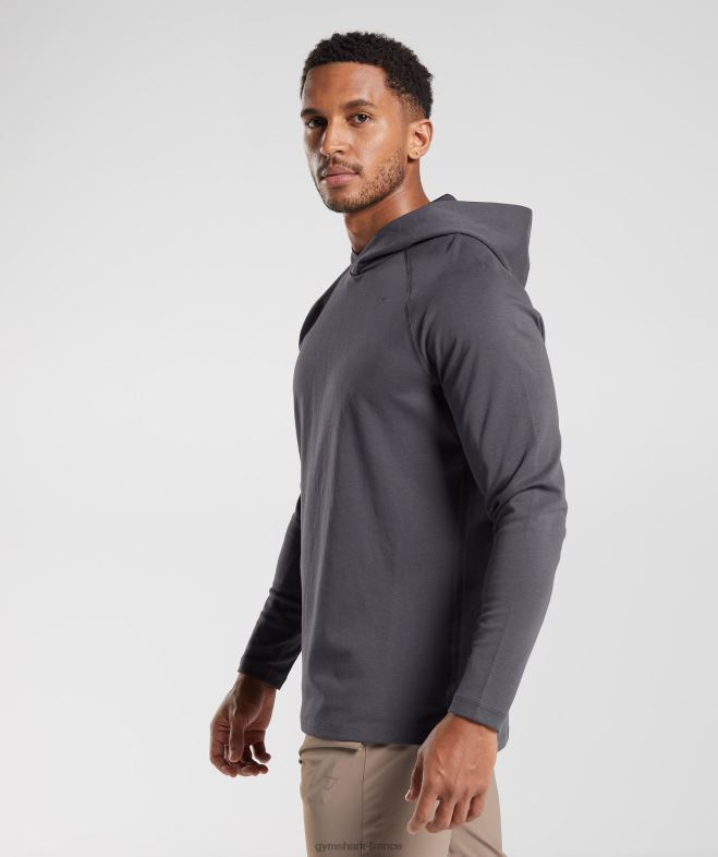 Gymshark sweat à capuche studio gris onyx Hommes 6HF28867