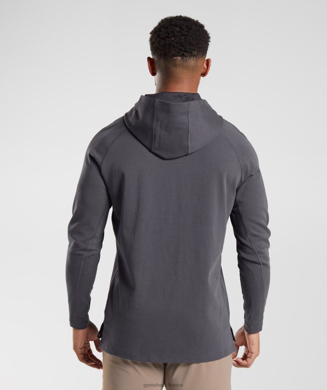 Gymshark sweat à capuche studio gris onyx Hommes 6HF28867
