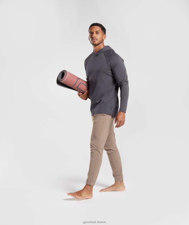 Gymshark sweat à capuche studio gris onyx Hommes 6HF28867