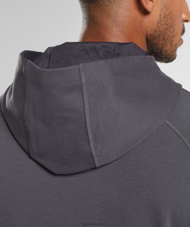 Gymshark sweat à capuche studio gris onyx Hommes 6HF28867
