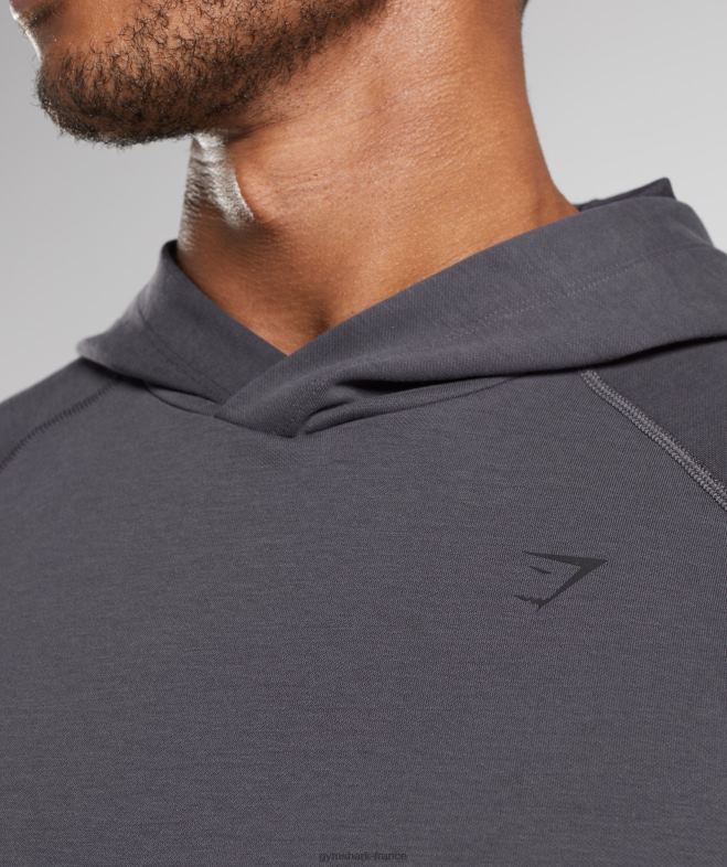Gymshark sweat à capuche studio gris onyx Hommes 6HF28867